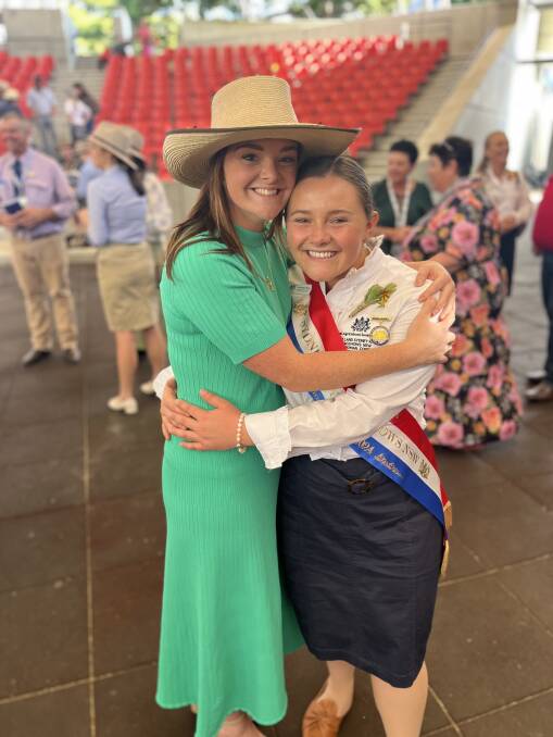 Domonique with her sister and former Taree Show winner, Gabby Wyse. Picture supplied.